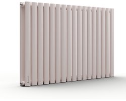 Blumfeldt Badkamerverwarming - 1445 Watt - Designradiator - Zuinig en vlak - Verticaal - Wandverwarming voor Bad- en woonkamer - Geruisloos - Radiator met thermostaat - Wit
