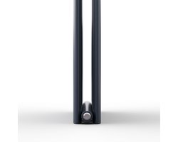 Blumfeldt Badkamerverwarming - 691 Watt - Designradiator - Zuinig en vlak - Verticaal - Wandverwarming voor Bad- en woonkamer - Geruisloos - Radiator met thermostaat - Zandkleur