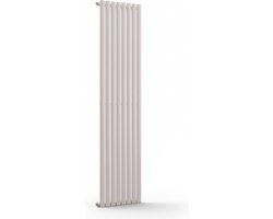Blumfeldt Badkamerverwarming - 728 Watt - Designradiator - Zuinig en vlak - Verticaal - Wandverwarming voor Bad- en woonkamer - Geruisloos - Radiator met thermostaat - Wit