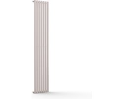 Blumfeldt badkamerverwarming, design radiator plat, zuinige vlakke radiator verticaal, 691 watt warm water wandverwarming voor badkamer & woonkamer, stille verticale radiator met thermostaat