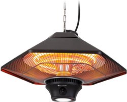 Blumfeldt Heat Hexa infrarood terrasverwarming - 800/1200/2000W - Halogeen - IP34 - LED - Brons