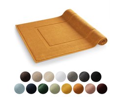 Blumtal Badmat - Zachte en Absorberende douchemat - 50 x 80 cm - Pumpkin Spice - Oranje