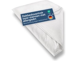 Blumtal Dekbedhoes - Anti-allergie - Anti-mijt dekbed beschermer - Wit - 155 x 220 cm