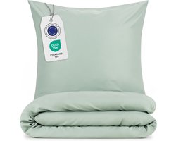 Blumtal Dekbedovertrek met Kussensloop - Anti-Allergisch - Tegen huisstofmijt - 135 x 200 cm - 1 Kussensloop 40 x 80 cm - Mintgroen