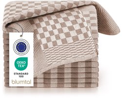 Blumtal Premium Theedoeken - Hoogwaardige Keuken Set - 50 x 70cm - Bruin - Set van 5