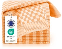 Blumtal Premium Theedoeken - Hoogwaardige Keuken Set - 50 x 70cm - Oranje - Set van 20