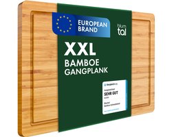 Blumtal Snijplank - Bamboe - Snijplank Hout - Groot formaat - 30 x 45 x 2 cm