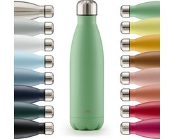 Blumtal Thermosfles - Met dubbele wand - Thermosbeker Koffie, Thee en Koele dranken - Travel Mug - 500ml - Summer Green - Groen