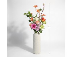 Blush Spring – XL Kunstbloemen Boeket 108 cm – Luxe Zijdebloemen Statement voor Modern Interieur – Roze Design