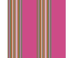 Bluuming Affairs - Kinderbehang- Behangpapier - Strepen - Kinderkamer - Roze - 0,53 x 10,05 M.