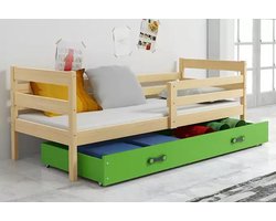 BMS - Bed - 90x200 cm - Jongeren - Groen