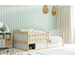 BMS SMART 2 - Bed - 80x160 cm - Kinderen - Zelfbouw met Opbergruimte - Den
