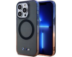 BMW M-Line Gradient Bumper Back Case (MagSafe Compatible) - Apple iPhone 15 Pro Max (6.7") - Grijs