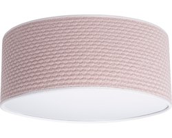 BO Baby's Only - Gebreide Plafondlamp babykamer - Plafonnière Sky - Oud Roze - Ø35 cm - Inclusief pendel - E27 fitting - 13 watt