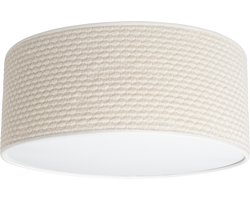 BO Baby's Only - Gebreide Plafondlamp babykamer - Plafonnière Sky - Warm Linen - Ø35 cm - Inclusief pendel - E27 fitting - 13 watt