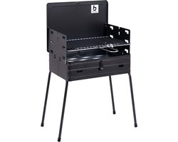 Bo-Camp - Barbecue - Koffermodel - Staal - 40x30 cm
