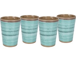 Bo-Camp - Beker - Halo - Blauw - 4 Stuks