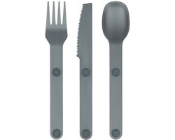 Bo-Camp Bestekset - Aluminium - 3-Delig