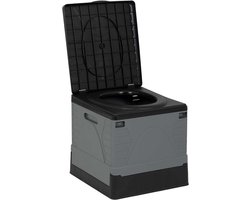 Bo-Camp - Draagbaar toilet - Opvouwbaar - Vierkant