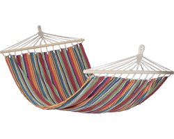 Bo-Camp - Hangmat - Santa Barbara - Met spreidstok - Rainbow