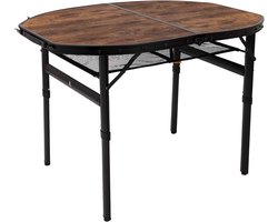 Bo-Camp - Industrial - Tafel - Woodbine - Ovaal - Koffermodel - 100x70 cm