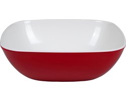 Bo-Camp Kom - 100% Melamine - 15,2x15,2x5 Cm - Two-tone Rood