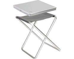 Bo-Camp - Krukje + oplegblad - Inklapbaar - Grijs