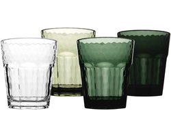 Bo-Camp - Limonade glas - Mix & Match - Kunststof - 200 ml - 4 Stuks - Groen