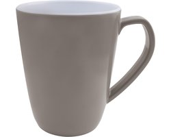 Bo-Camp - Mok L - 100% Melamine - Two-Tone - 4 stuks - Taupe