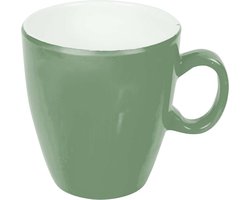 Bo-Camp - Mok - Two-Tone - Melamine - 4 Stuks - Groen