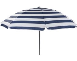 Bo-Camp - Parasol - Beach - Met knikarm - Gestreept - Ø 165 cm