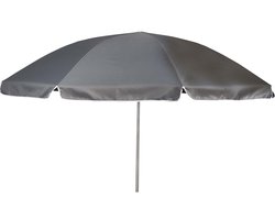 Bo-Camp - Parasol - Met knikarm - Ø 165 cm - Grijs