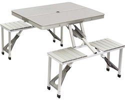 Bo-Camp - Picknicktafel - Aluminium - Inklapbaar