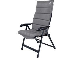 Bo-Camp - Stoelkussen - Universeel - Gepolsterd - Polyester - Grijs