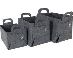 Bo-Camp - Urban Outdoor - Mand - Barnsbury - 3 Stuks - 3 Maten