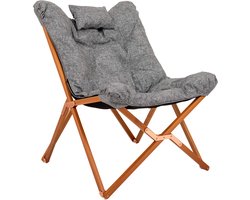 Bo-Camp - Urban Outdoor - Relaxstoel - Bloomsbury Comfort - Grijs