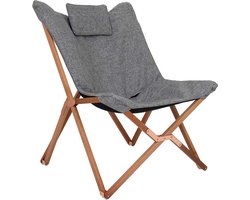Bo-Camp - Urban Outdoor - Relaxstoel - Bloomsbury - L - Oxford polyester - Grijs