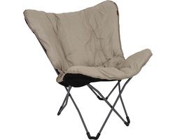 Bo-Camp - Urban Outdoor - Vlinderstoel - Redbrigde - L - Oxford polyester - Beige