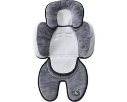 Bo Jungle B-Snooze Grey-Black 3 in 1 Universeel Kussen