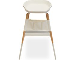 Bo Jungle - Balneo Changing Table Pure White - Luiertafel - Extra comfort en bescherming - Stevige poten