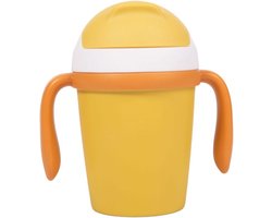 Bo Jungle - CPLA Drinkbeker peuter - Met rietje en handgrepen - Eco verantwoordelijk - Drinking Cup Oker