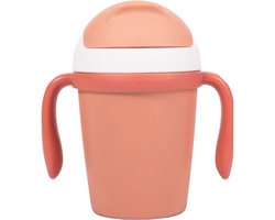 Bo Jungle - CPLA Drinkbeker peuter - Met rietje en handgrepen - Eco verantwoordelijk - Drinking Cup Terracotta