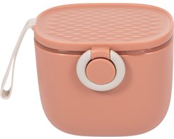 Bo Jungle - Doseerdoos melkpoeder - met maatlepel - Bewaarbakje babyvoeding - Snackhouder - 500ml - Nomadic Powder Box Terracotta