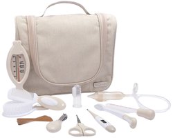 Bo Jungle - Grote babyverzorgingsset met etui - beige