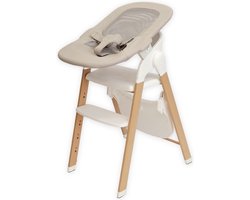 Bo Jungle - Grow With Me High Chair Wit - Verstelbaar - Comfortabel - Ergonomisch