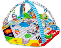 Bo Jungle - Speeltapijt Baby - Babygym - Ballenbad - Kleurrijk - Muziek - 'Tropical Discovery' Foldable Ball Pit Play Gym