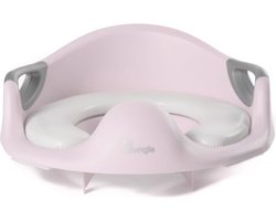 Bo Jungle - Toiletverkleiner Peuter - WC bril verkleiner - Toilettrainer - Zindelijkheidstraining - Toiletseat reducer - Universeel aanpasbaar - Pastel Roze