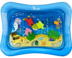 Bo Jungle - Waterspeelmat voor Baby - 51 x 65 cm - Watermat Sea Friends - Zee vrienden - opblaasbare speelmat - Kraamcadeau - Geschenk - Tummy Time