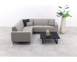 Boavista/Cuba Sunbrella loungeset (4-delig) - Nature Grey