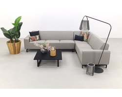 Boavista/Cuba Sunbrella loungeset - Nature Grey - 4-delig - Rechts